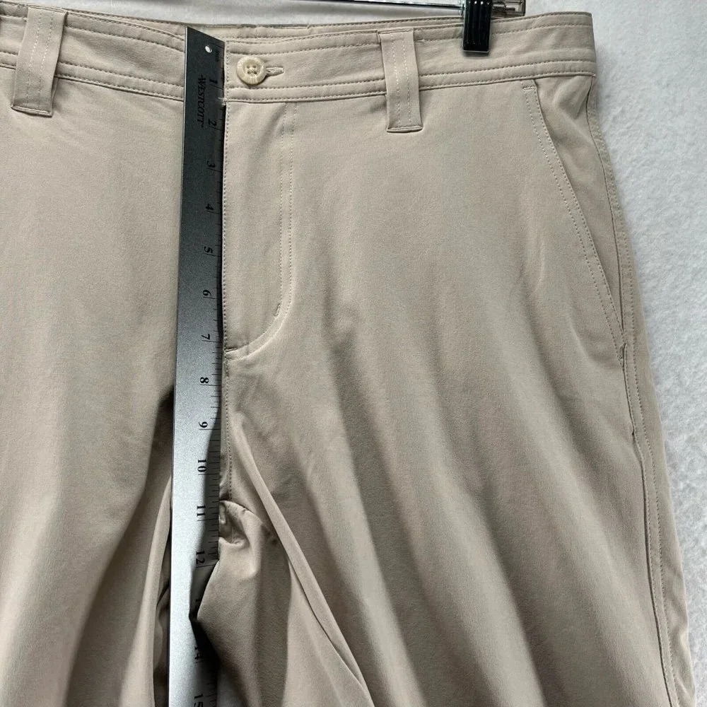Columbia Shorts Mens 34Wx10L Regular Fit Cargo Performance Stretch Walking Beige - Picture 10 of 12
